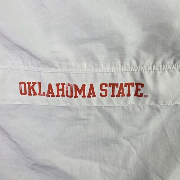 Mens Nike OSU Storm Fit White Pullover Jacket Oklahoma State Cowboys Polyester M - Picture 6 of 11